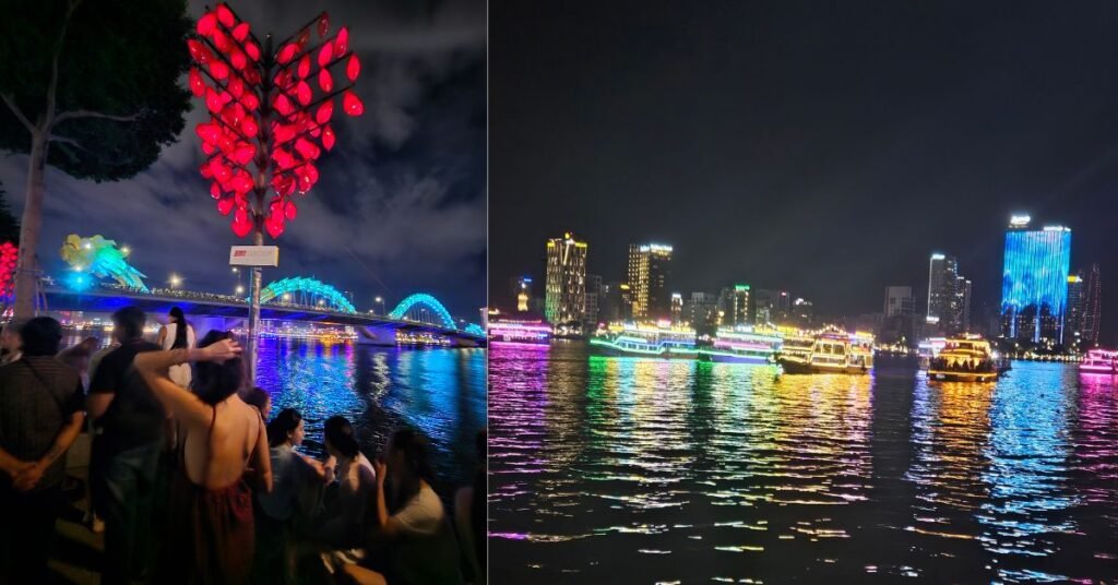 dragon bridge in danang